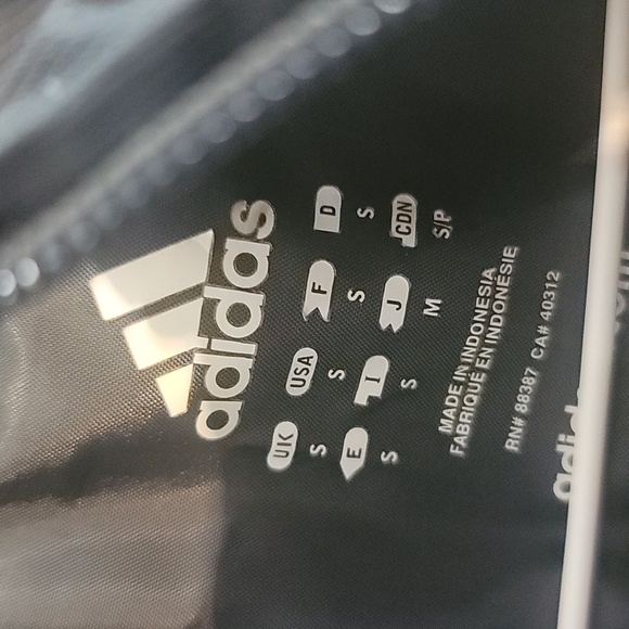 Nwot Adidas hooded windbreaker sz small - Picture 5 of 6